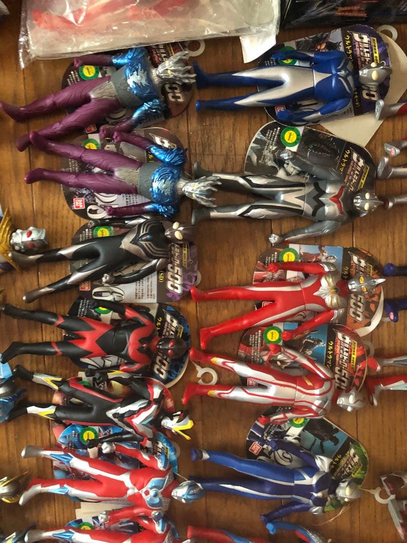 ウルトラマン　ウルトラヒーロー500 丸タグ　限定　ソフビ