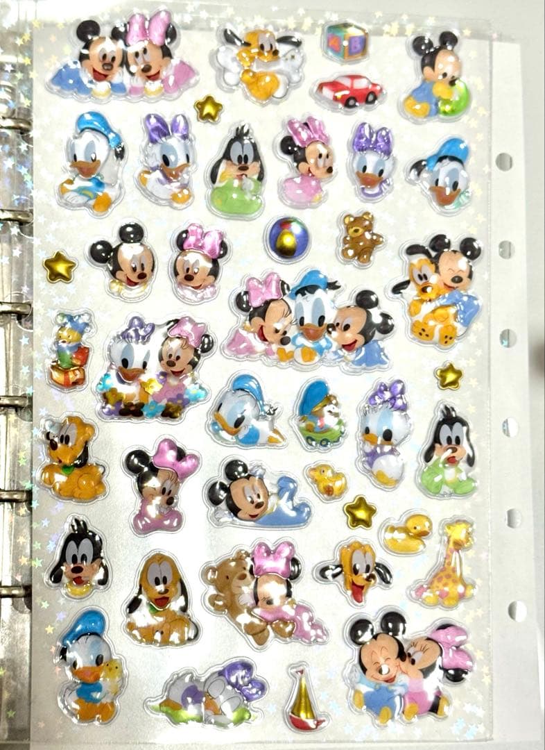 シール帳完成品　ディズニー