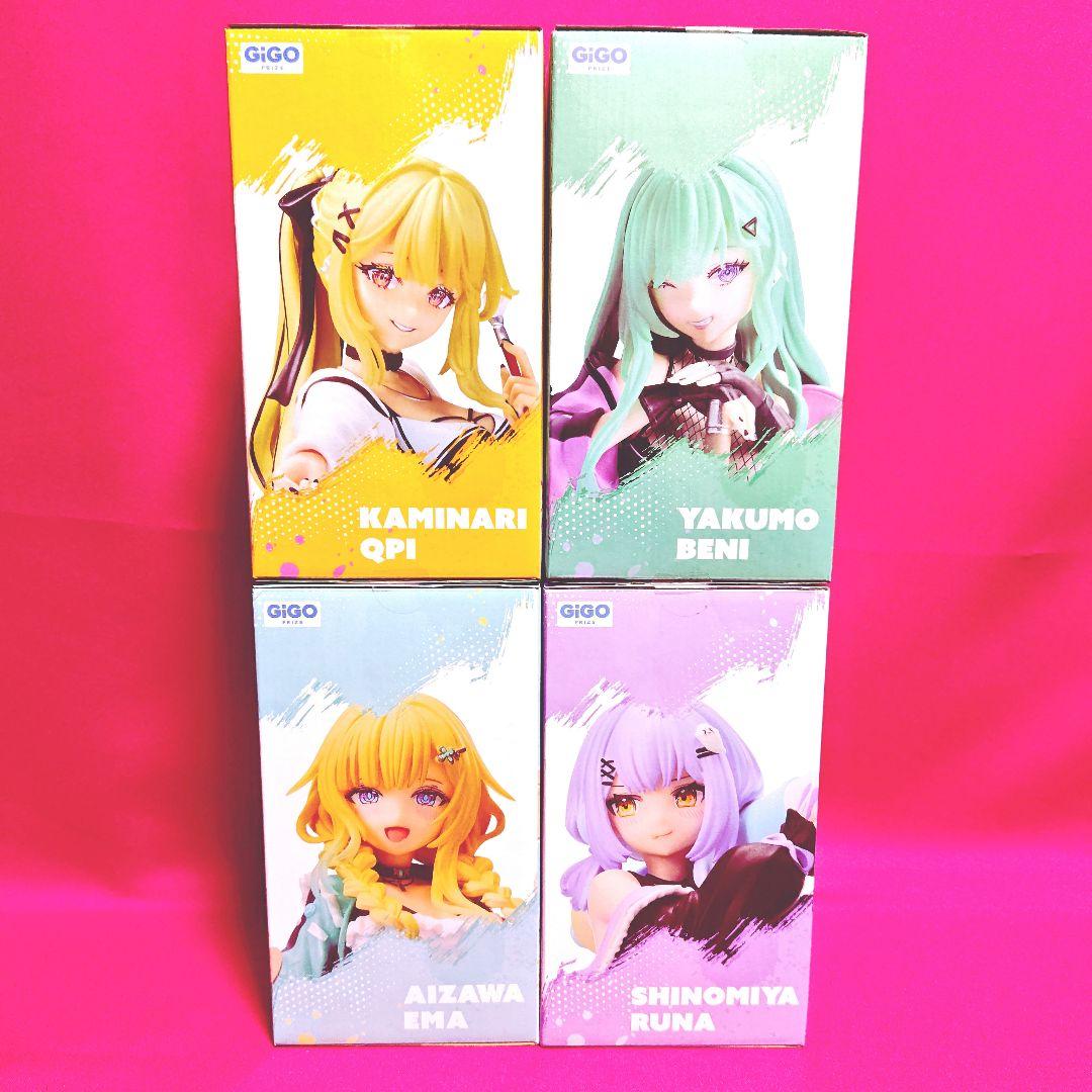 ぶいすぽっ！　スケールフィギュア　神成きゅぴ　八雲べに　藍沢エマ　紫宮るな　4体