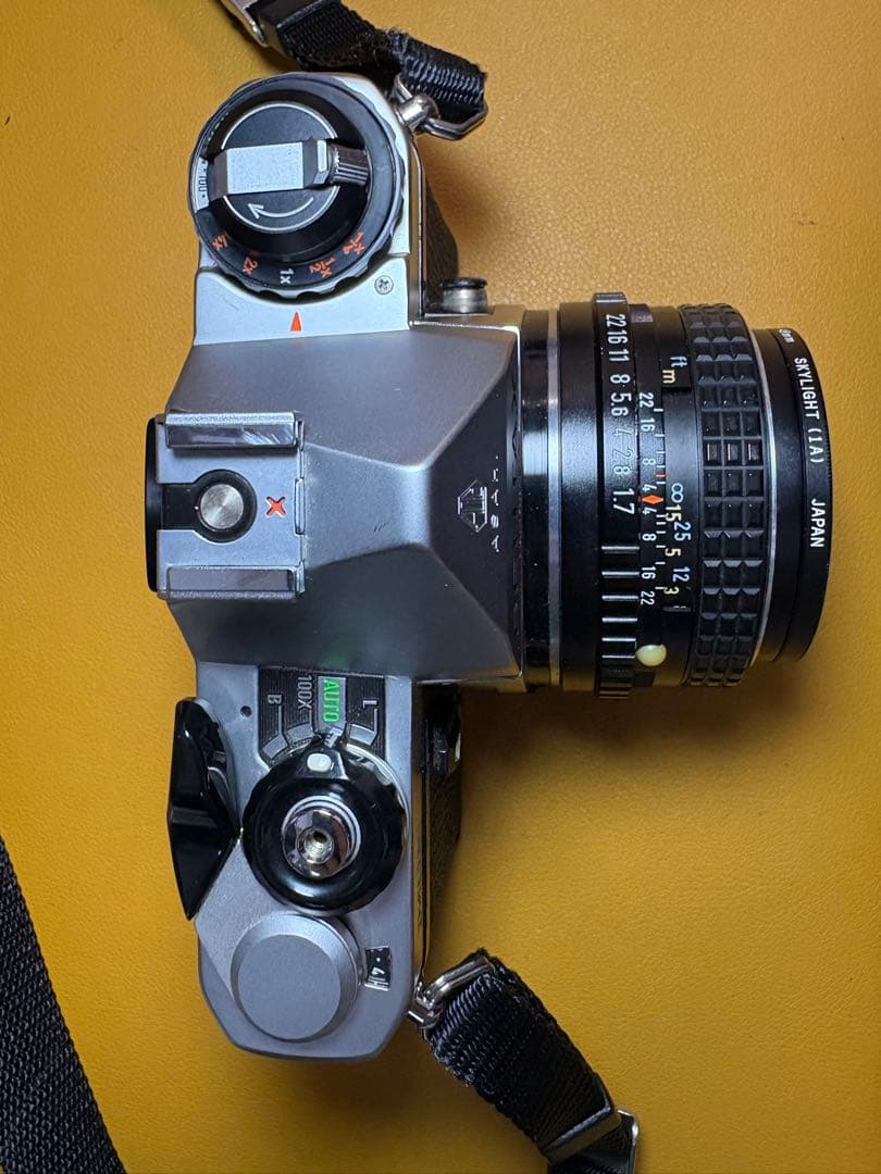 人気機種　Pentax ME フィルムカメラ　50mm F1.7 美品作動