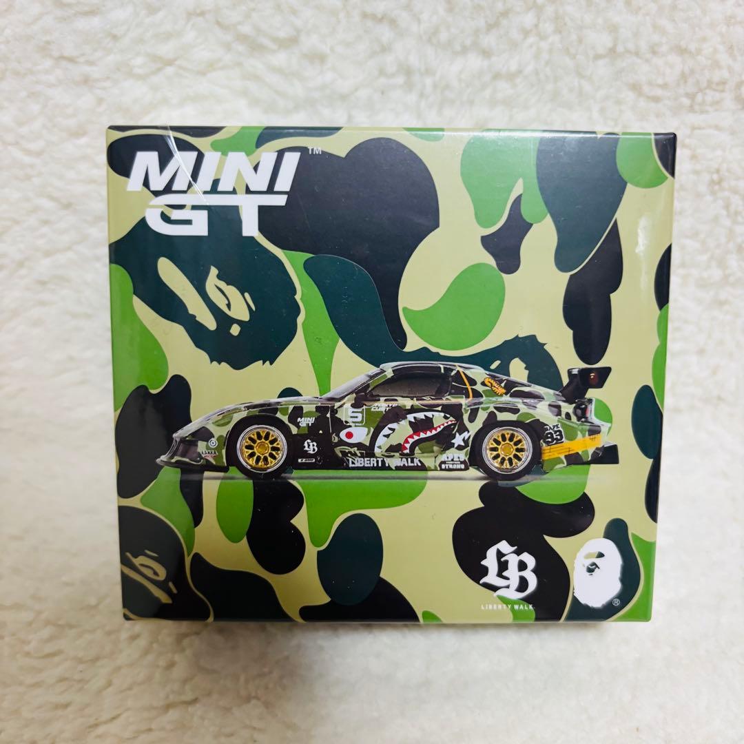TSMモデル MINI GT 1/64 マツダ RX-7 LBWK BAPE