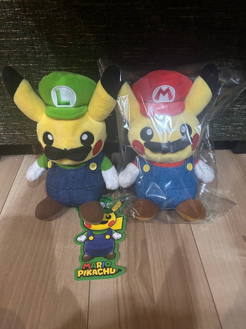 ポケモン ぬいぐるみ マリオ ルイージ ピカチュウ スーパーマリオ