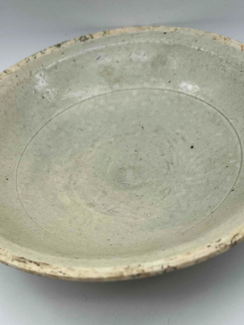 北宋時代　青白磁刻花皿 盞　景徳鎮　唐物　影青 古賞物(E-90)