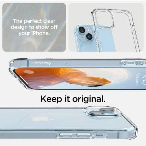 最終値下げ★Spigen iPhone14Plus ケース 全透明 (クリア