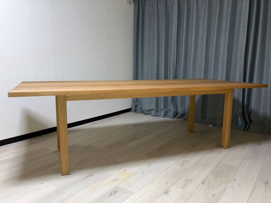 無印良品 REAL FURNITURE 無垢材ダイニングテーブル オーダー品
