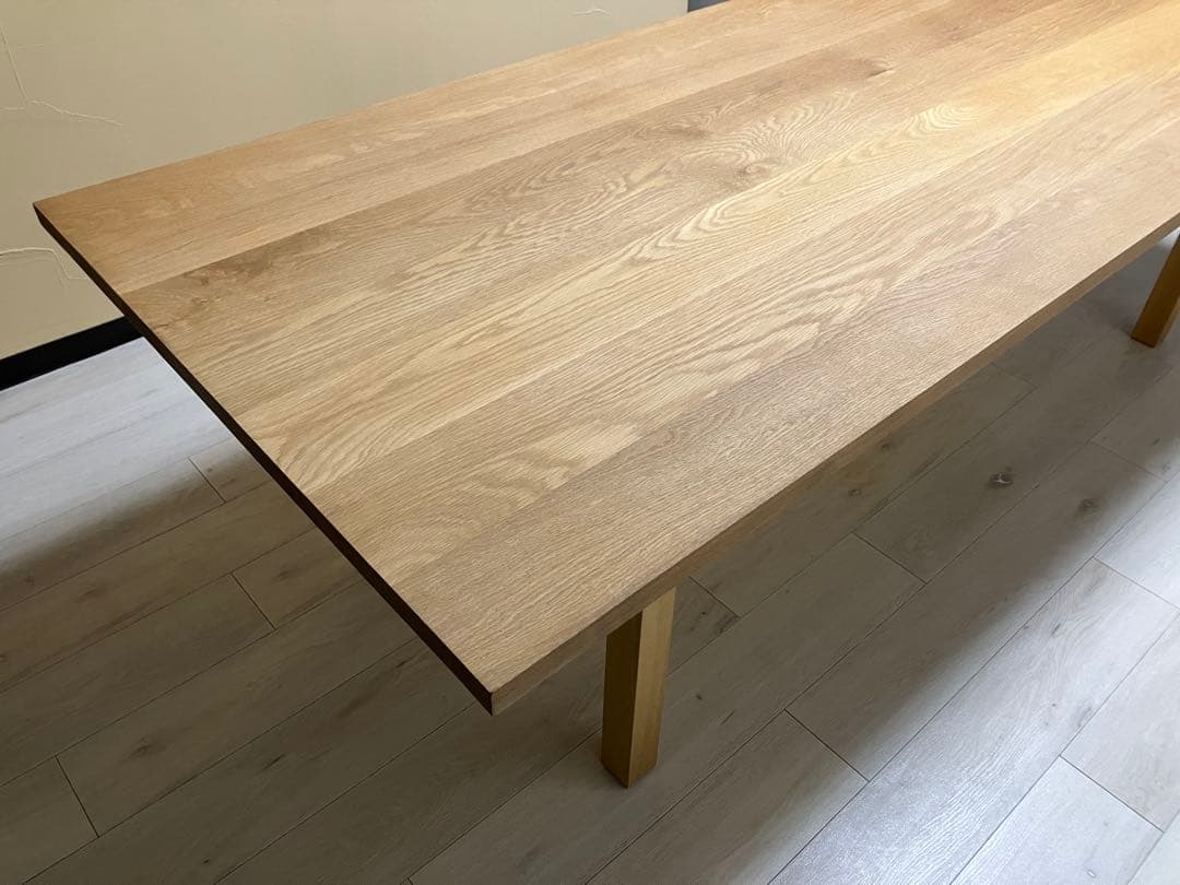 無印良品 REAL FURNITURE 無垢材ダイニングテーブル オーダー品