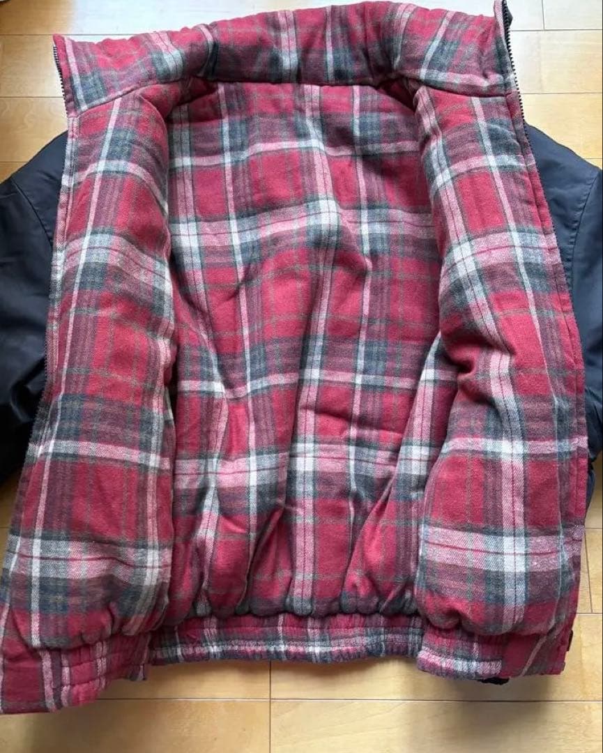 リバーシブルチェックアウター 地底人オンライン