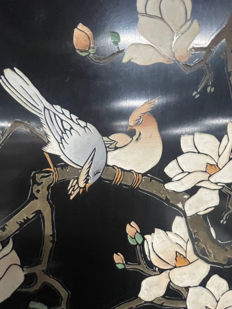 中国家具 キャビネット 中国古玩 アンティーク家具 花鳥図