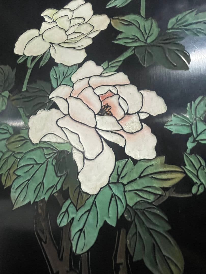 中国家具 キャビネット 中国古玩 アンティーク家具 花鳥図