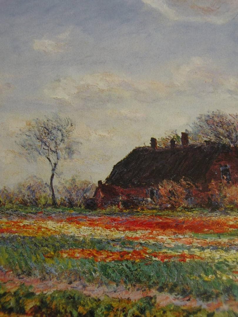 クロード・モネ、「Tulip Fields at Sassenheim,near