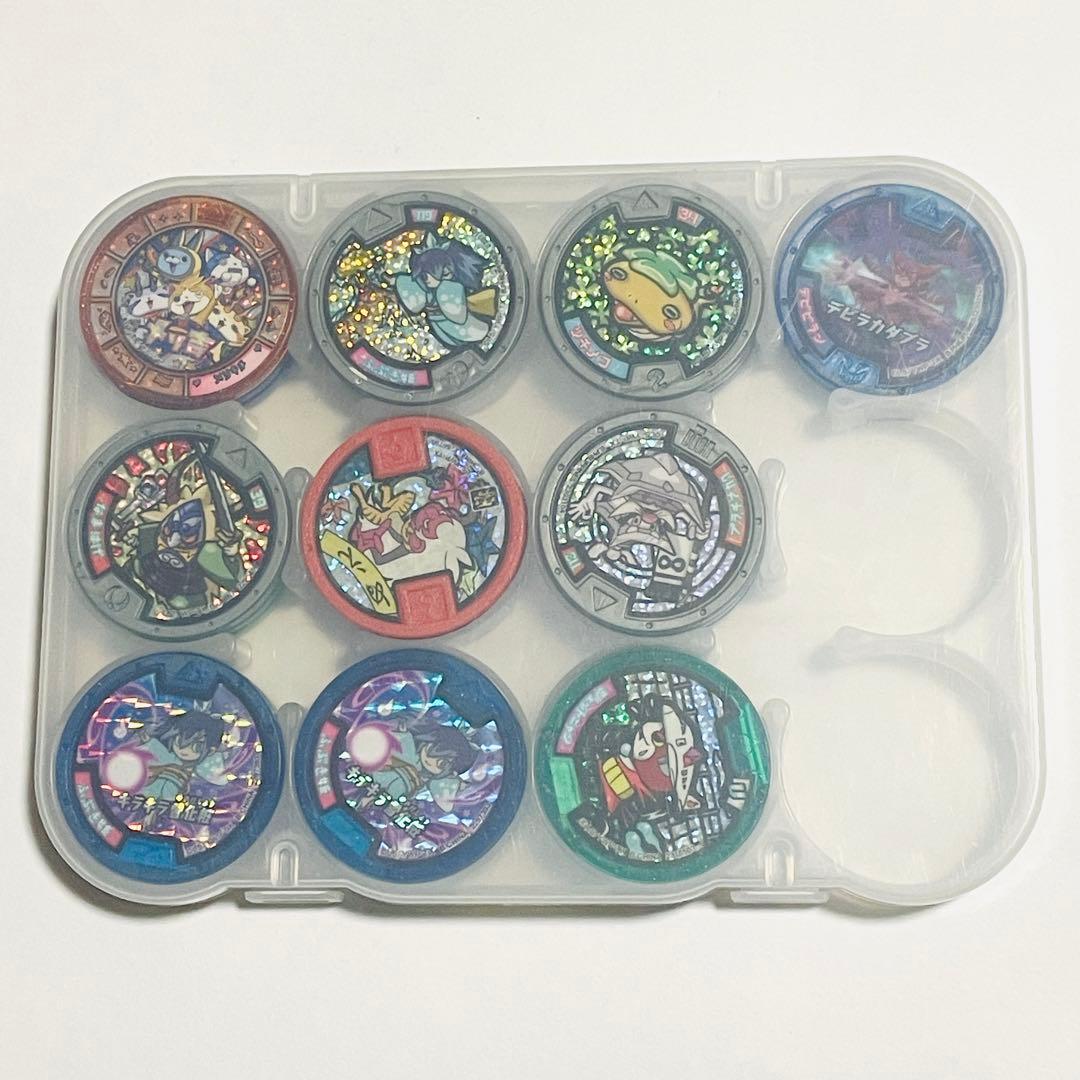 妖怪ウオッチ メダル65枚 クリアケース2個