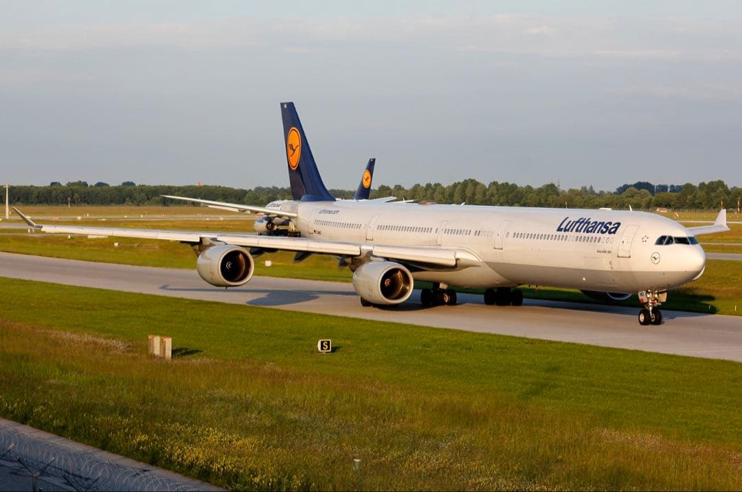 LH ルフトハンザ航空Aviationtag A340-600 灰色