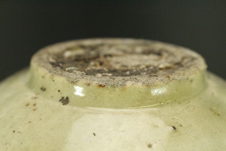 中国美術 青白磁 瓶 時代物(A446)