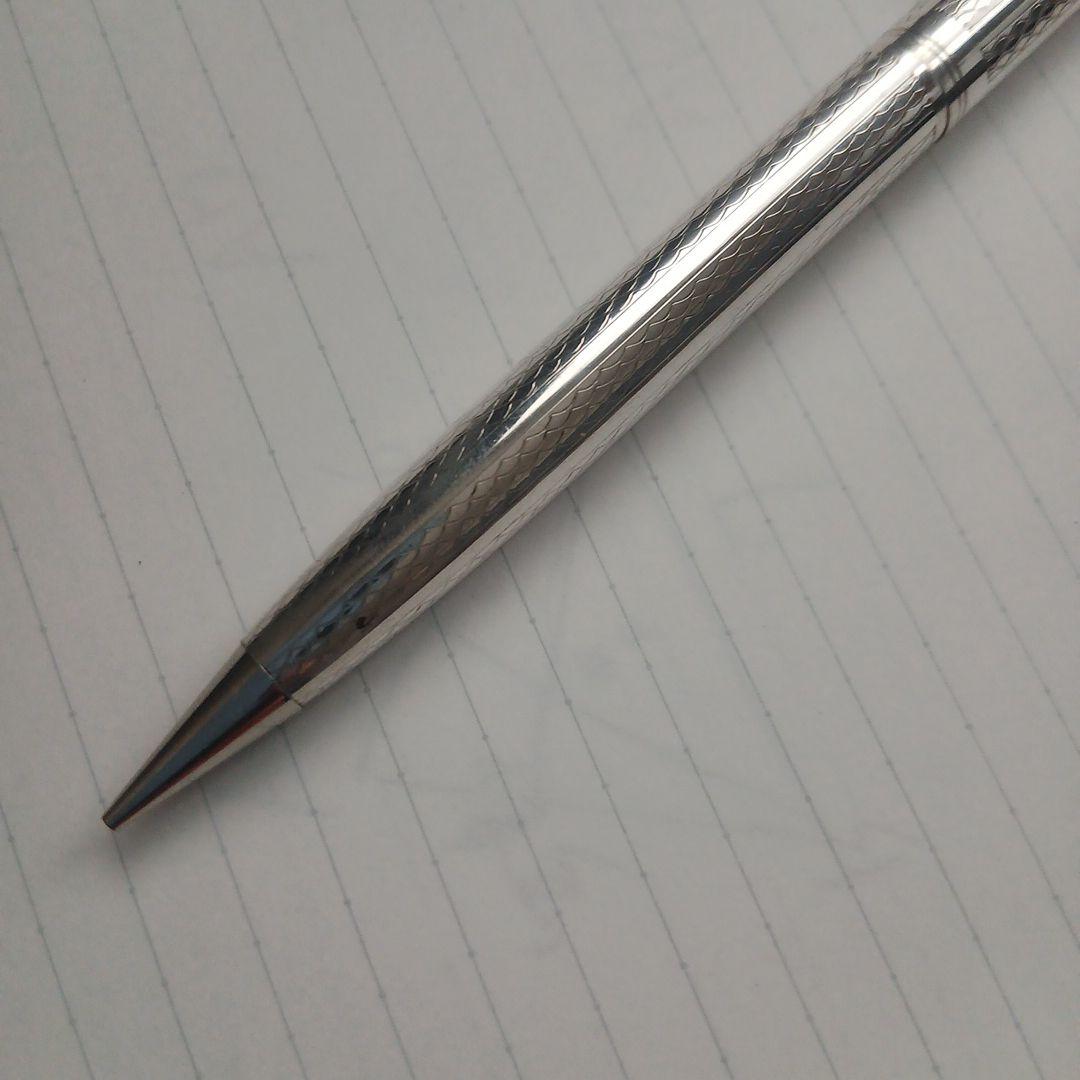 ニューマン newman　矢羽クリップ　純銀製廃盤シャープペンシル　純銀　2色