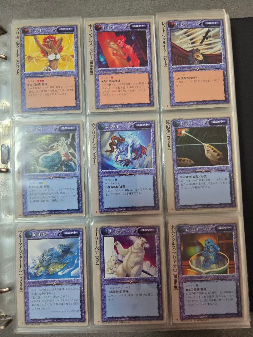 モンスターコレクションTCG 魔導士の黙示録 170種 コンプ 初版 バインダー