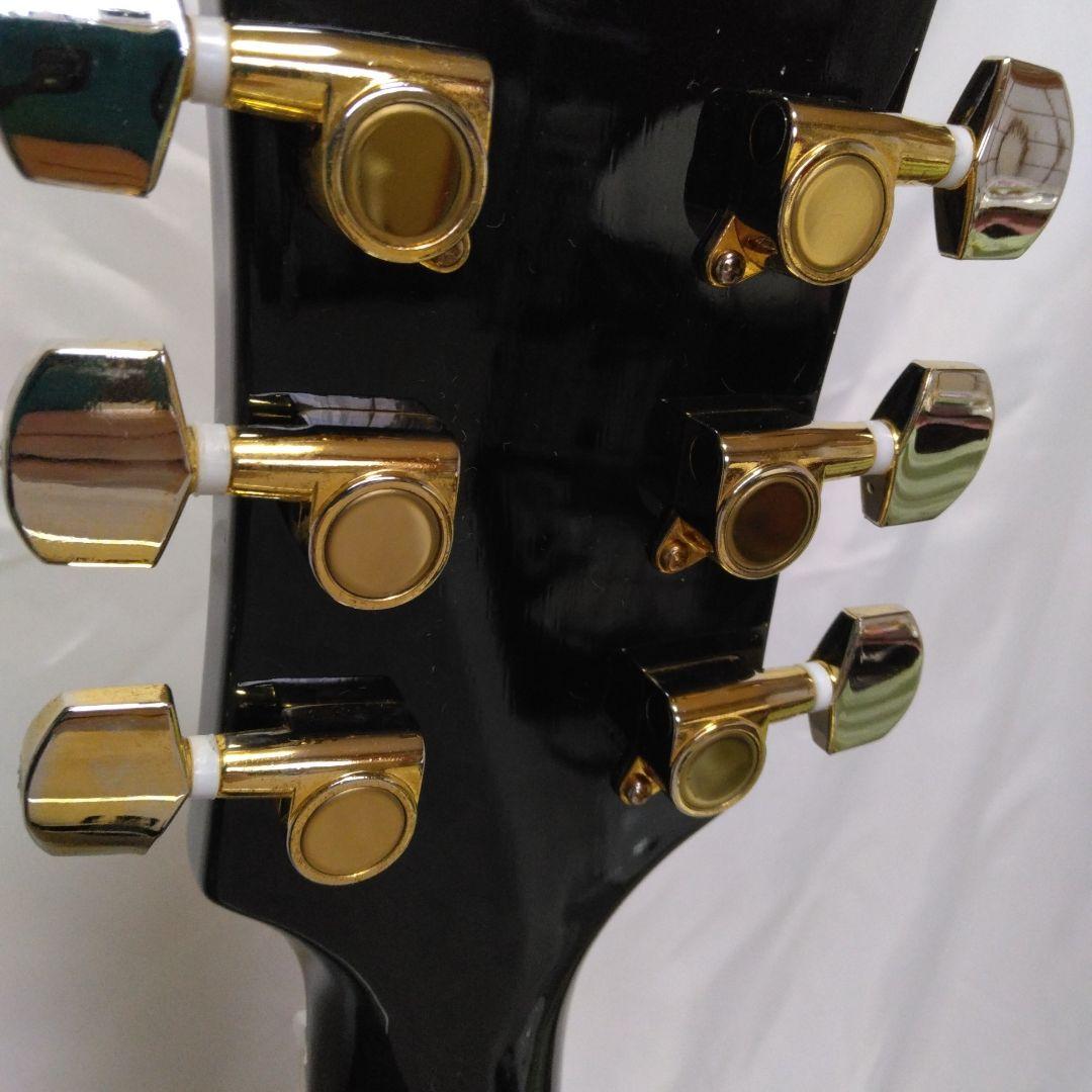 レスポール カスタムモデル 黒 メイソン/ソフトケース ベルト シールド付き