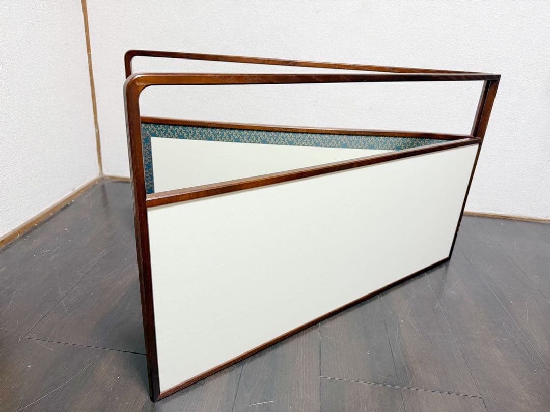 未使用 茶道具 こまつなぎ 風炉先屏風 裏白 上透かし 両面使い 元箱