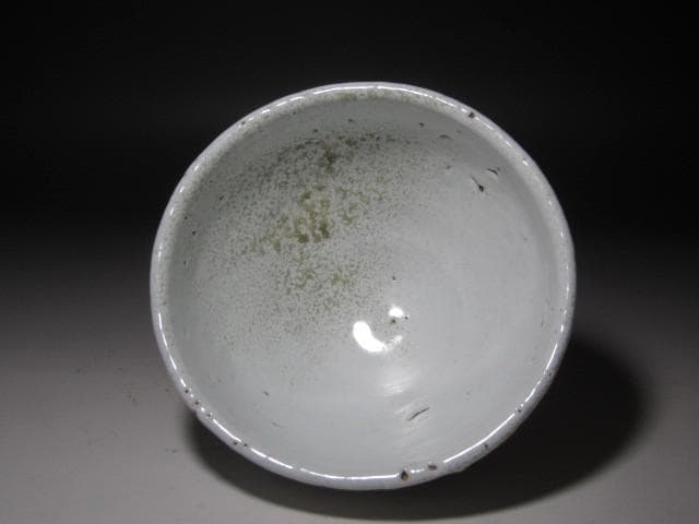 ☆十一代　三輪休雪　茶碗　松風　裏千家　十五代　鵬雲斎の花押☆y402