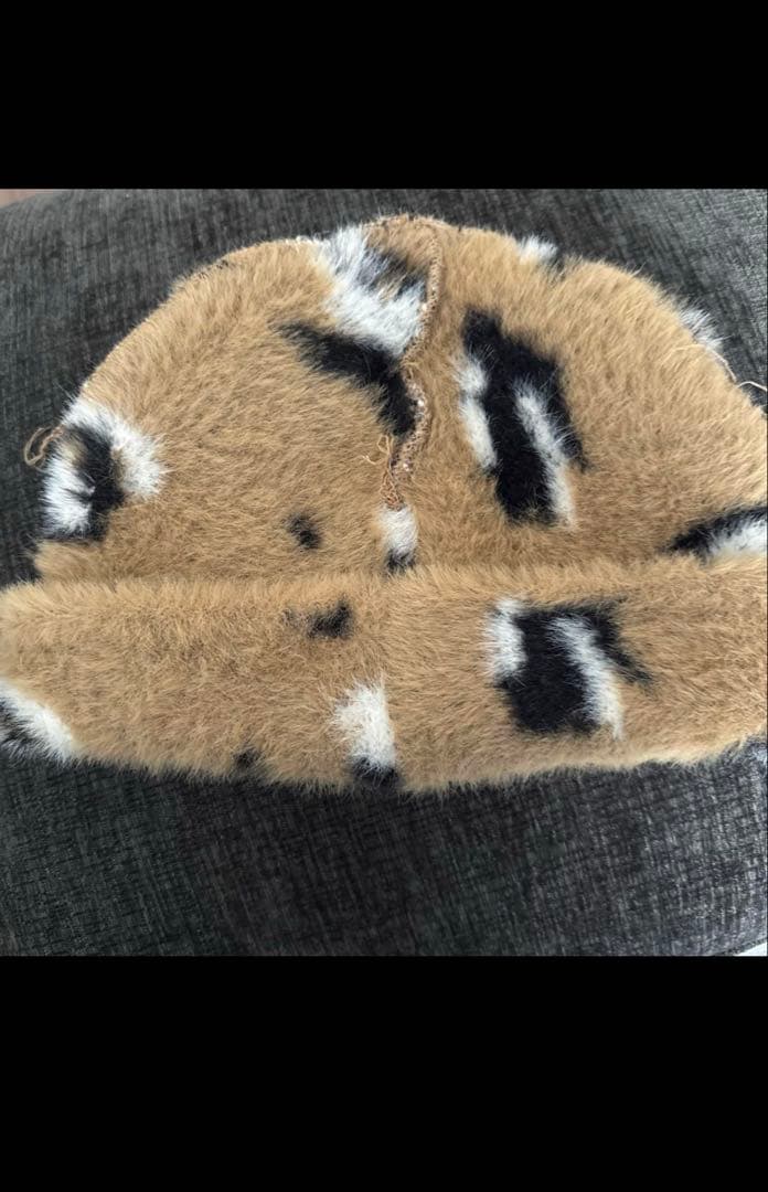 LOVERBOY アニマル柄　ビーニー ニット帽