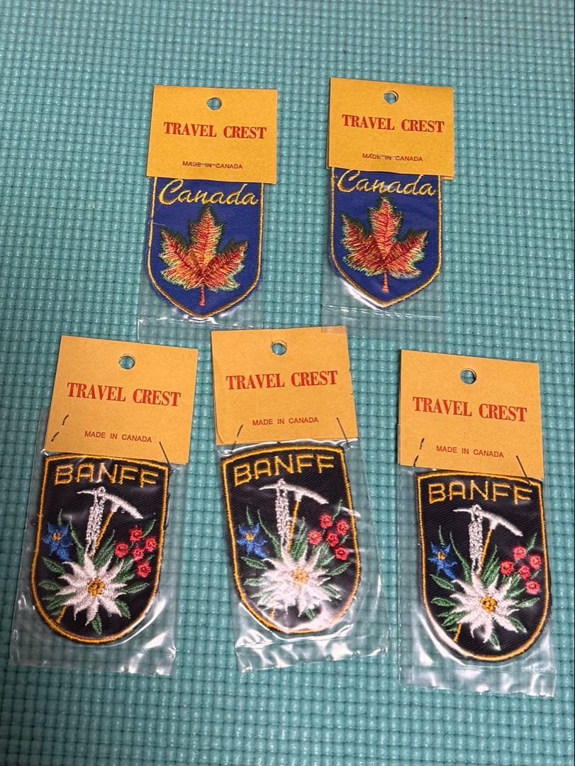 カナダ　ビンテージ　刺繍ワッペン