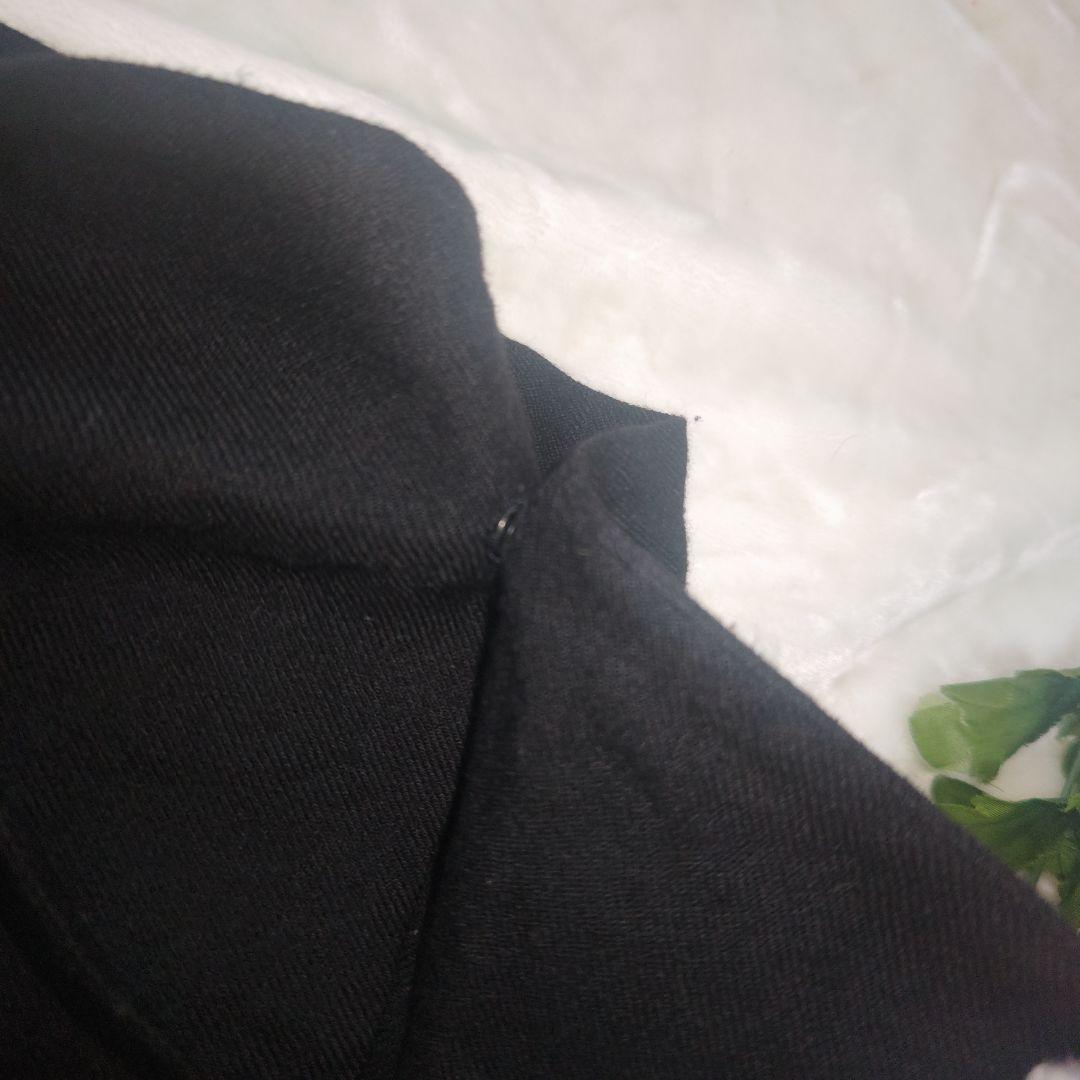 【入手困難☆オシャレ☆LIMI feu】黒　変形　ラップスカート　サイズS