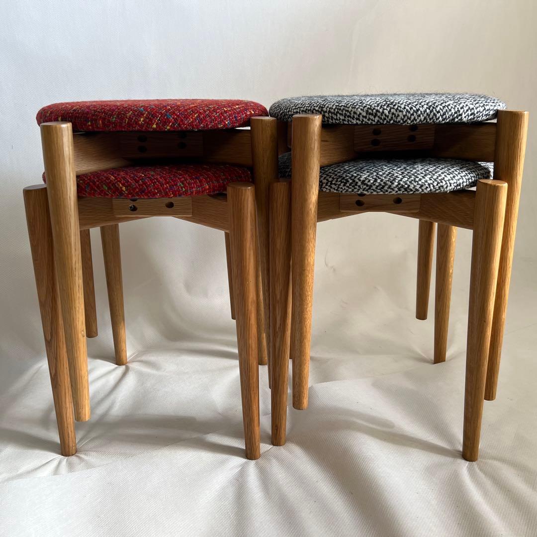 ファブリックスツール・4脚セット・送料込み