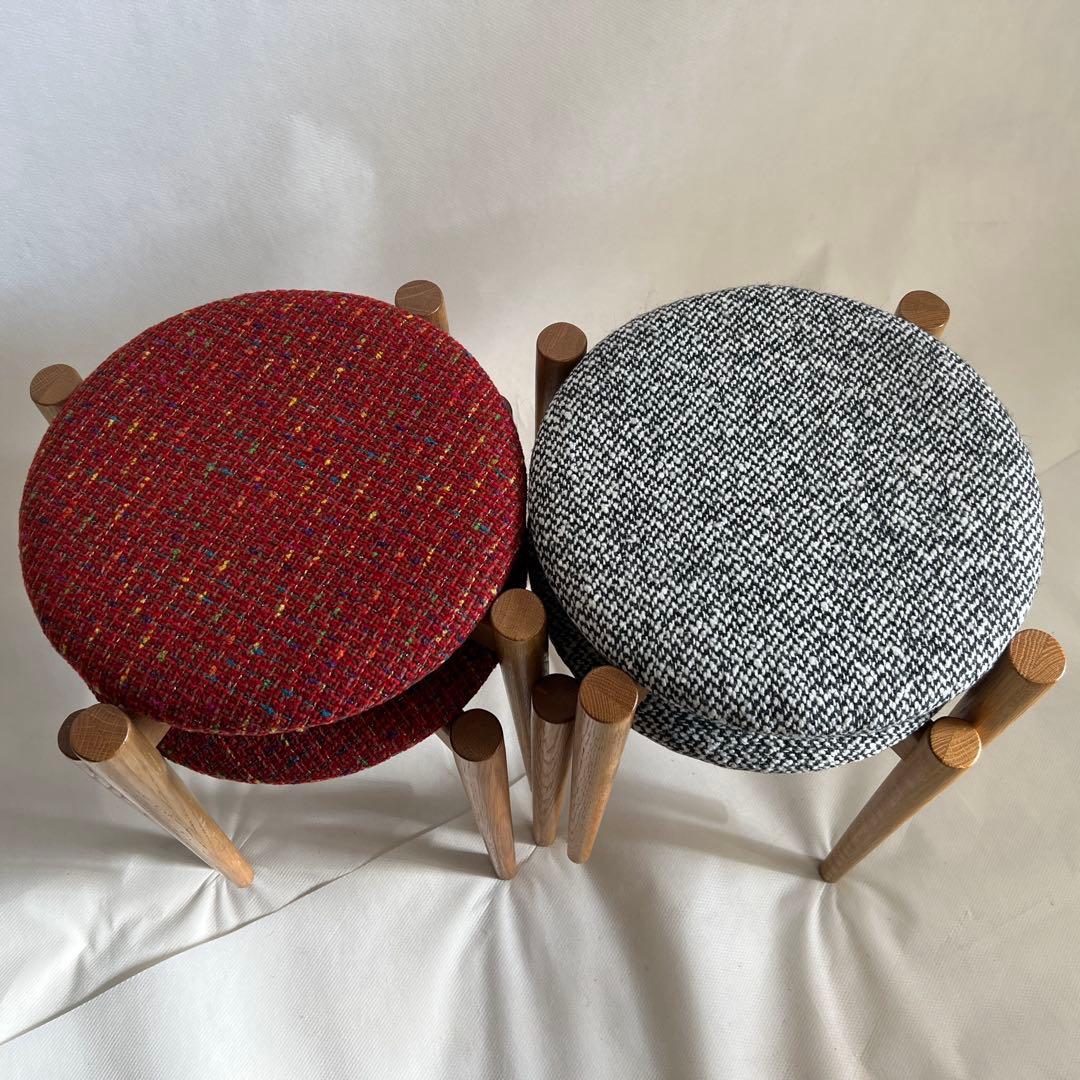 ファブリックスツール・4脚セット・送料込み