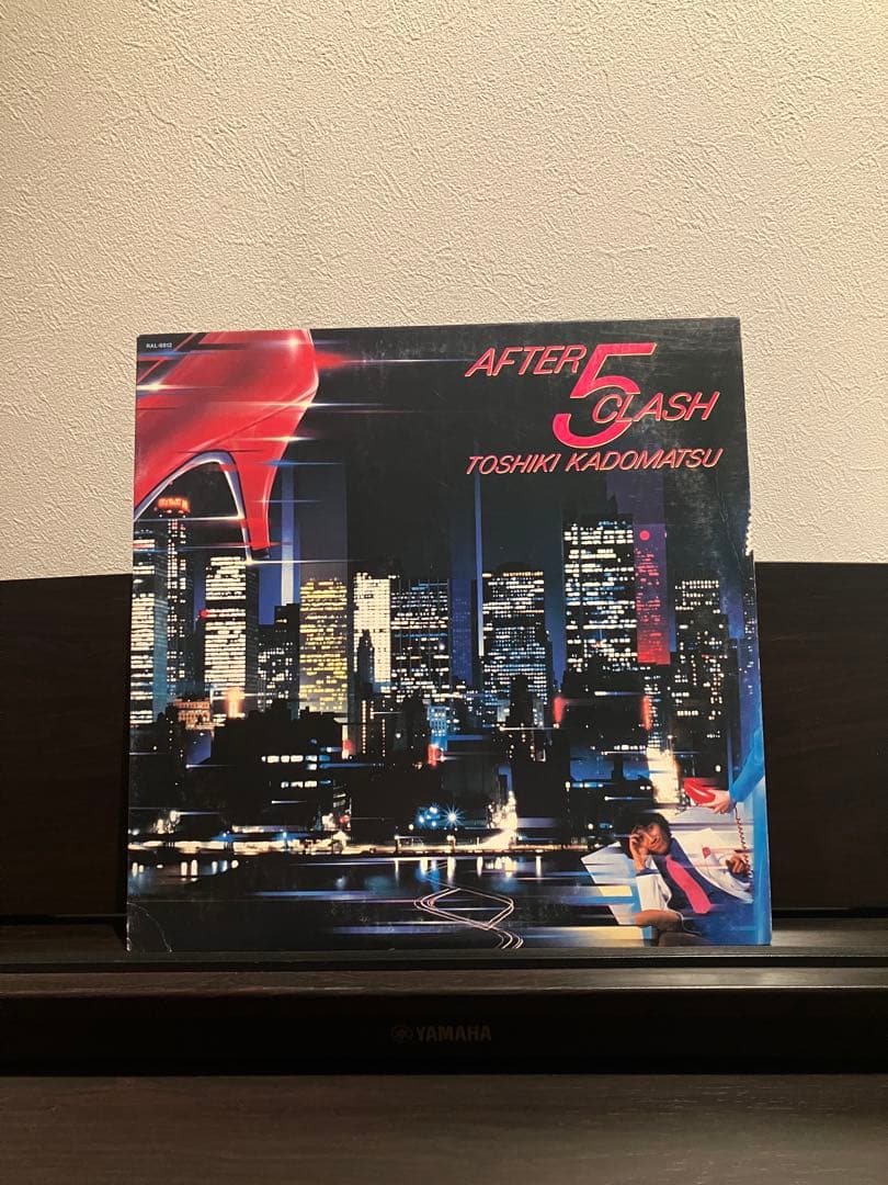 【直筆サイン付き】角松敏生After 5 Clash 初回LP RAL-8812