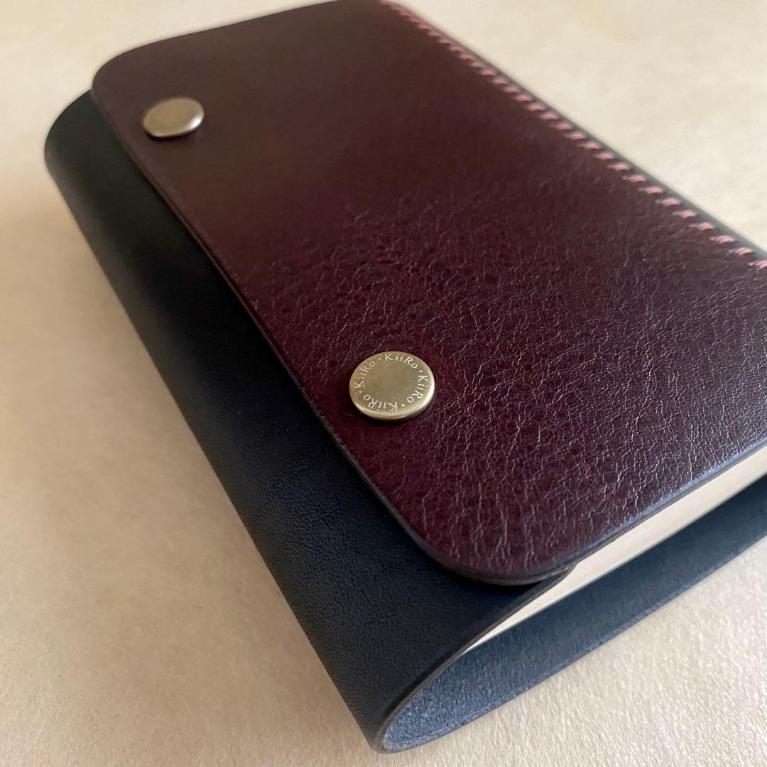 自由手帳 ミニ6 ダークブラウン×ブラック