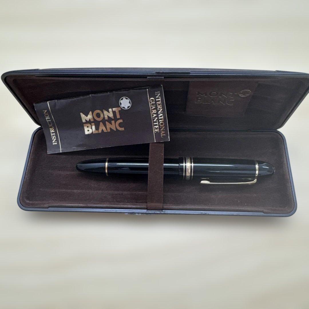 Montblanc 万年筆 黒色　モンブラン　14C 585