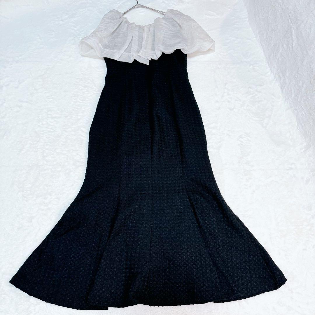 美品✨レジャ　Leja 2WAYオフショルダーパフスリーブマーメイドドレス 黒