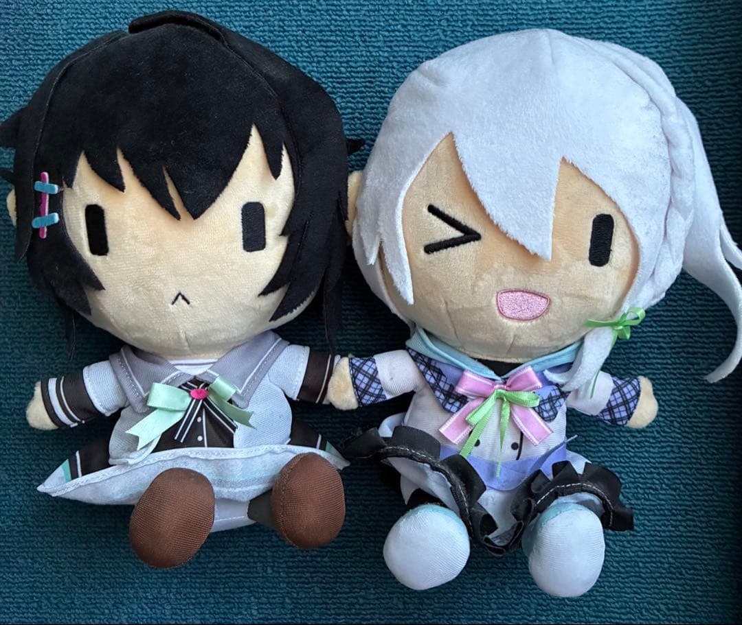 9-nine- おすわりぬいぐるみ 新海天 結城希亜 2点セット