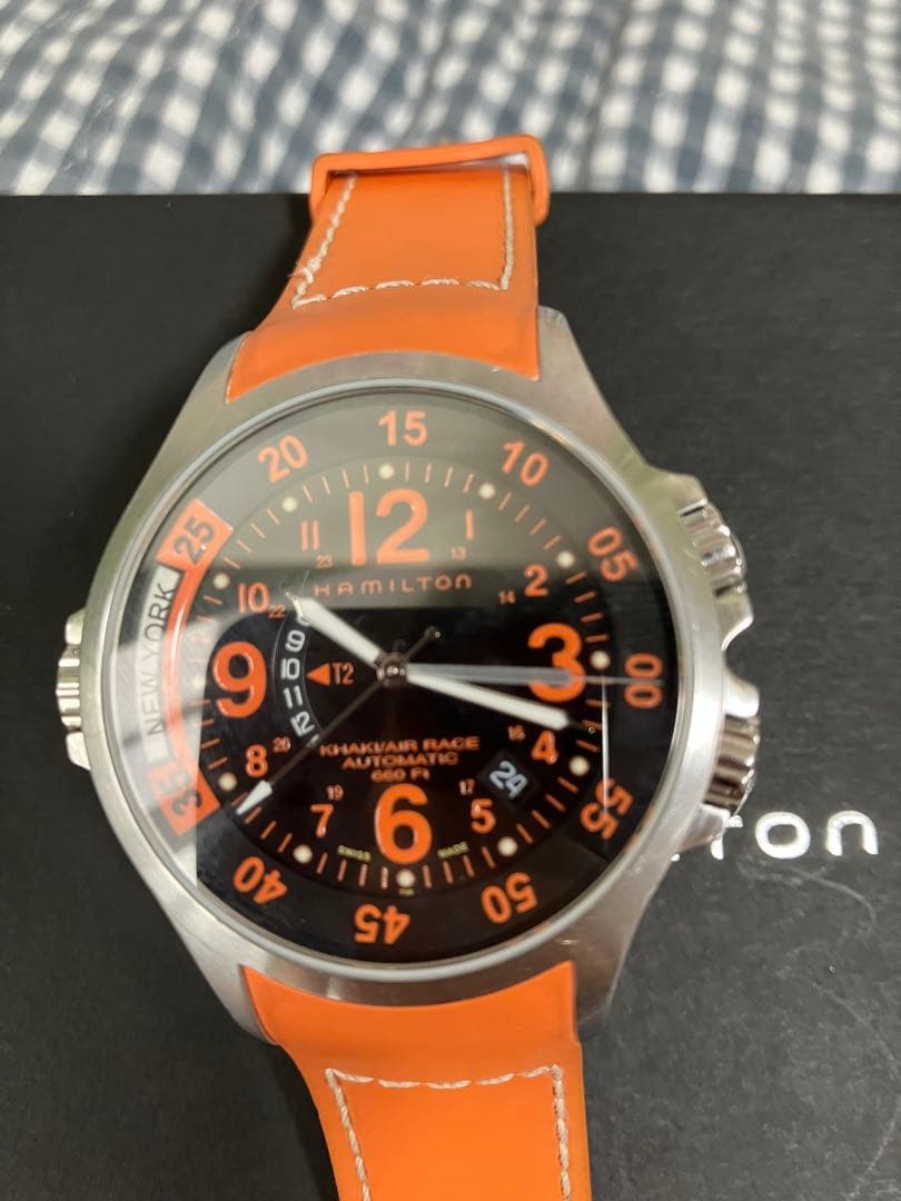 HAMILTONカーキ エアレース GMT H77665873 自動巻き