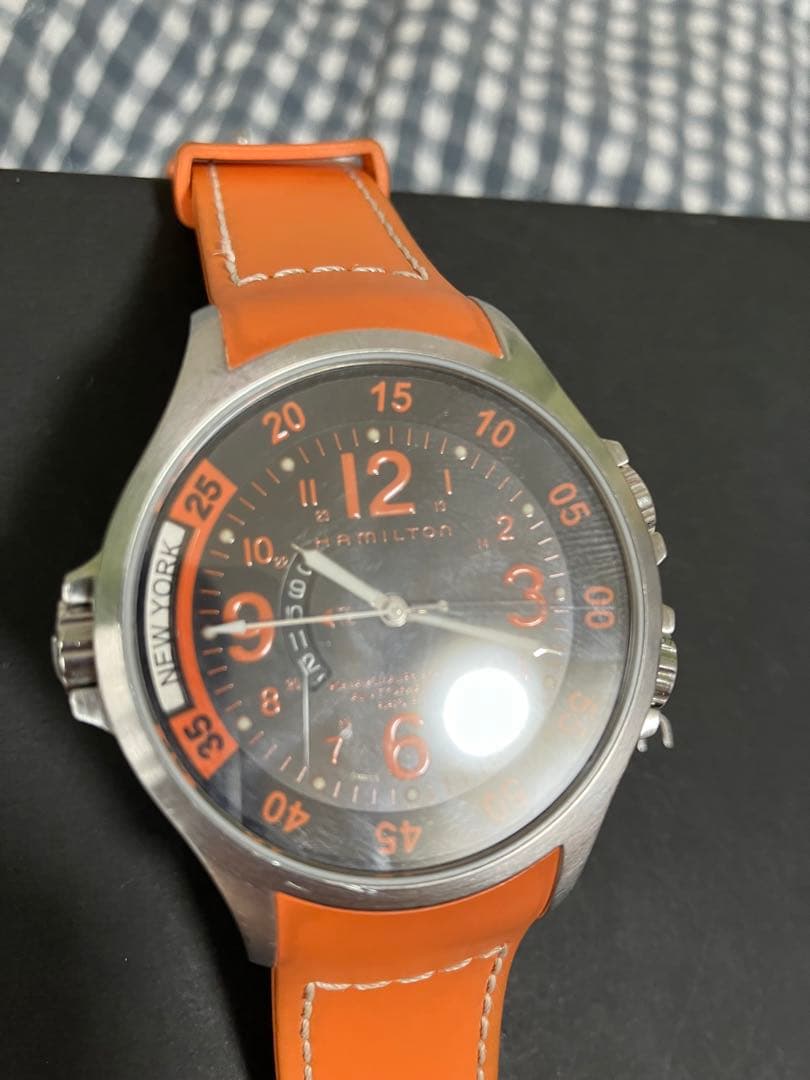 HAMILTONカーキ エアレース GMT H77665873 自動巻き