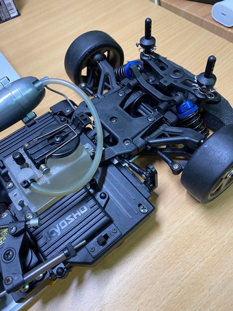 京商GT2ボディ付き カスタムホイール TE37風