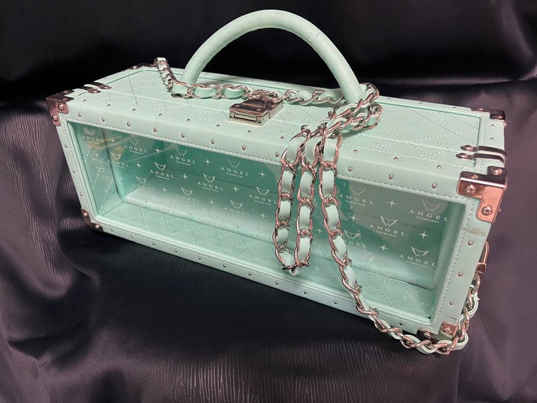 エンジェル シャンパン ドゥミセック ケース　グリーン