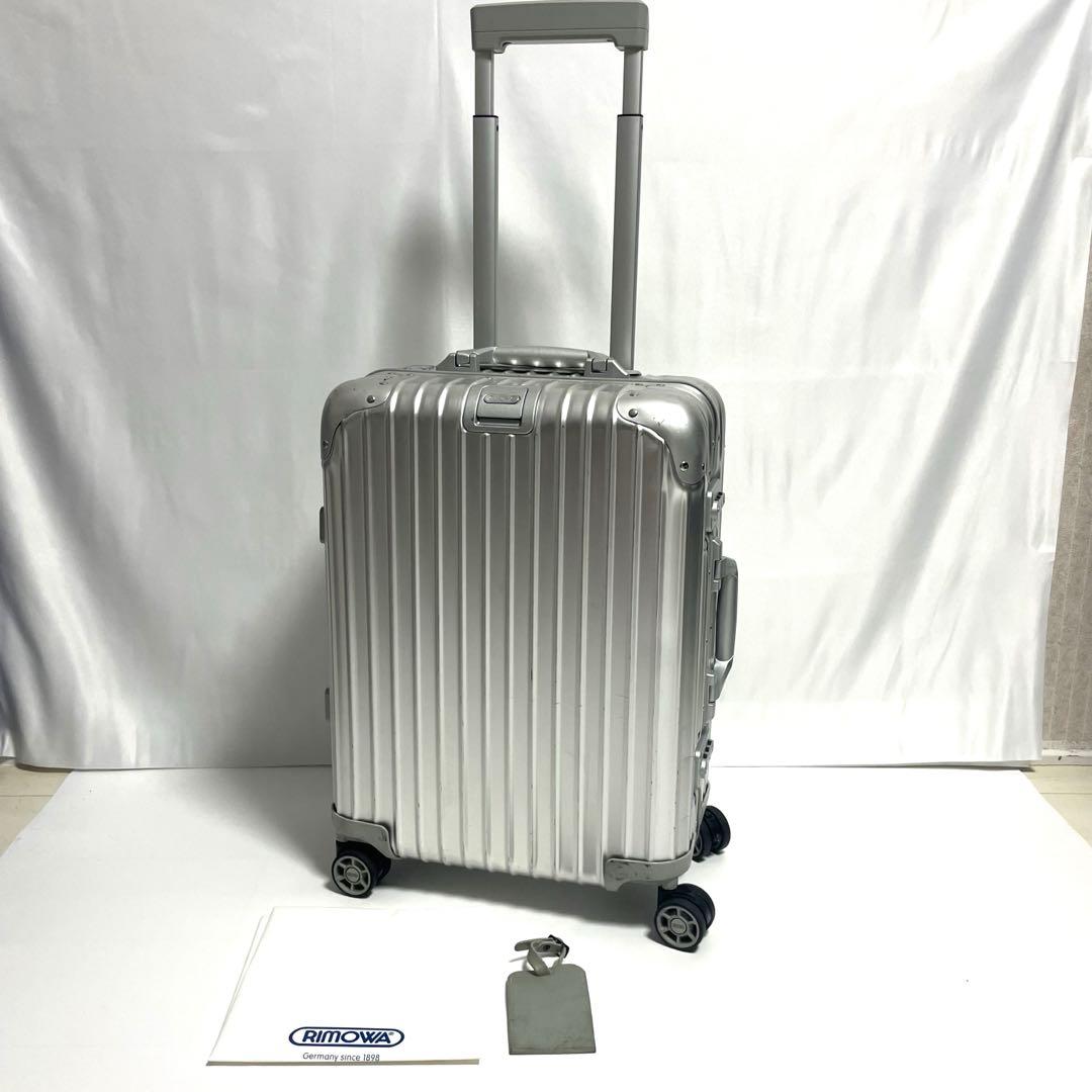 RIMOWA　TOPAS　4輪　シルバー　34L　機内OK　マルチホイール　廃盤