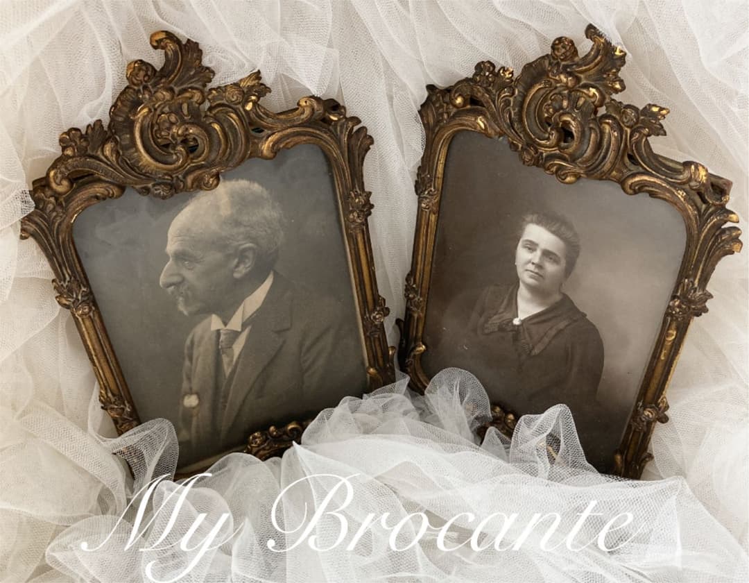 アンティーク雑貨 French l rocaille photo frame.