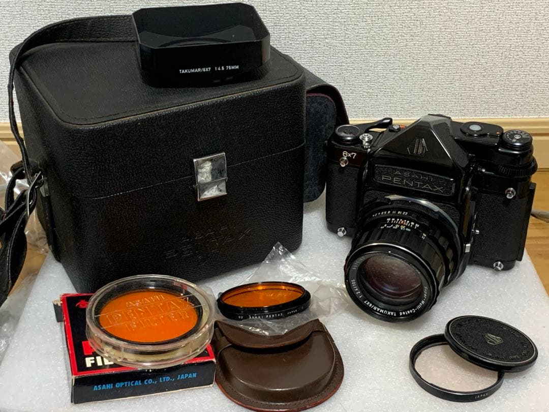PENTAX 6x7 TAKUMAR 1:2.4 / 105 ケース付き