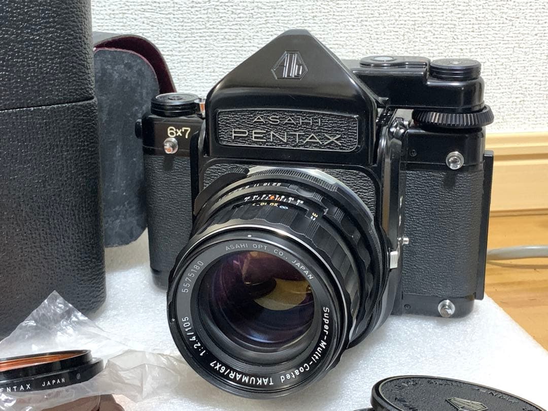 PENTAX 6x7 TAKUMAR 1:2.4 / 105 ケース付き