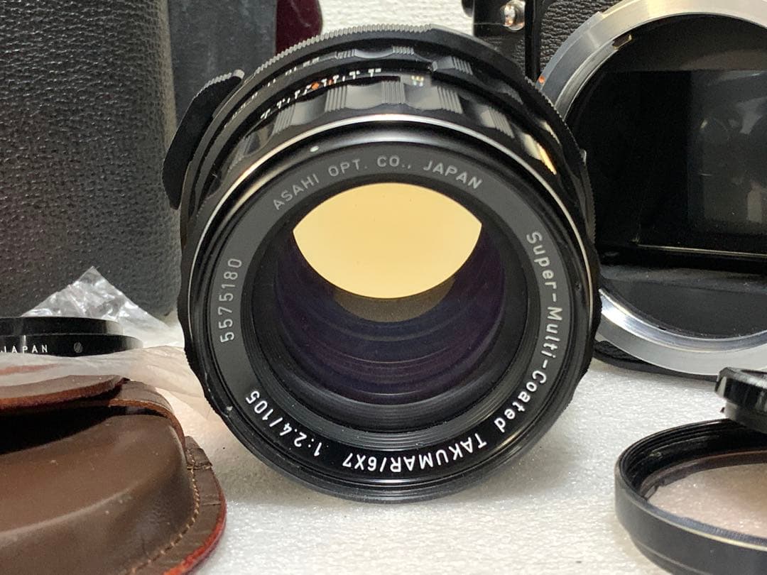 PENTAX 6x7 TAKUMAR 1:2.4 / 105 ケース付き
