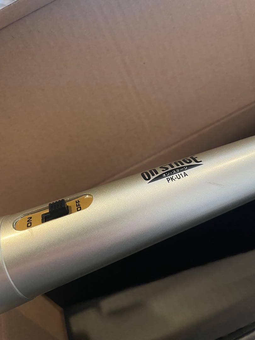 パーソナルカラオケ オンステージ PK-FB01GT マイク2本　追加チップあり