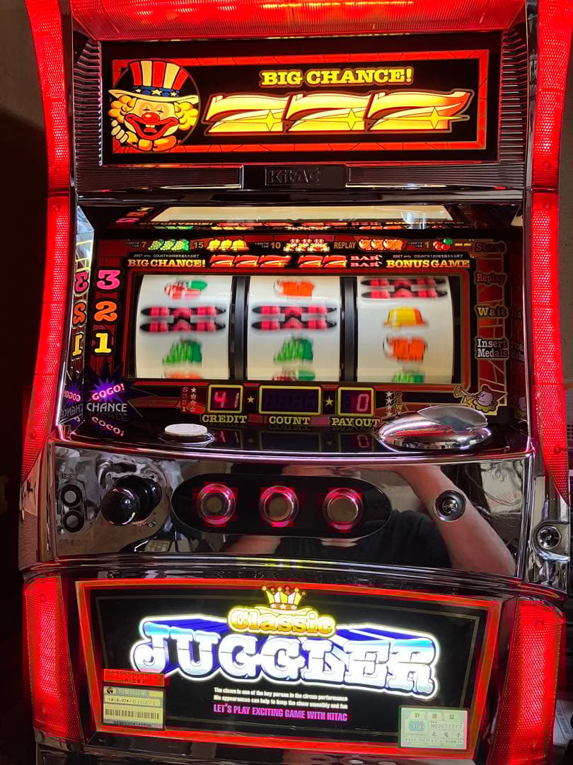 パチスロ実機　クラシックジャグラー　不要機専用機