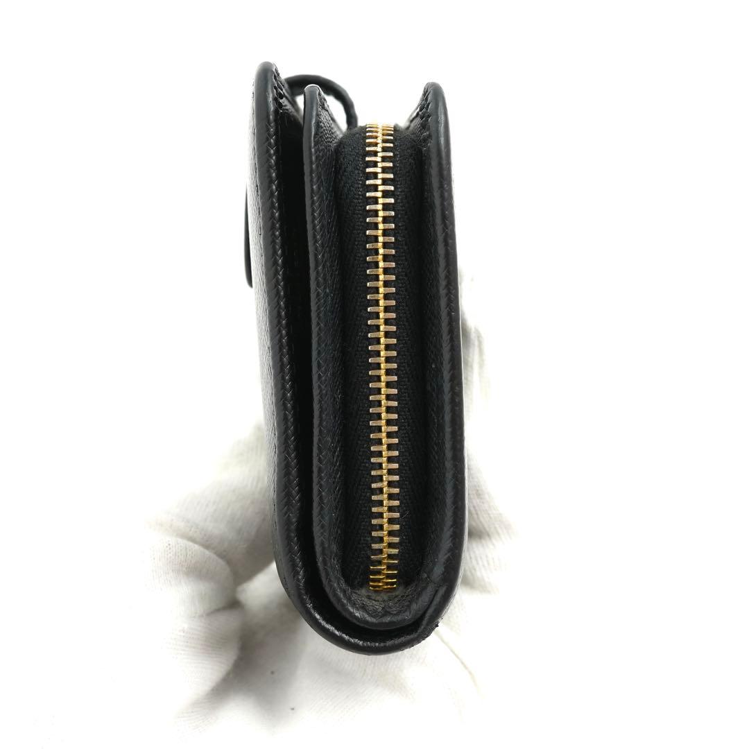 ✨未使用に近い✨　PRADA ミニ財布　サフィアーノ　アイコン　ベルト　L字