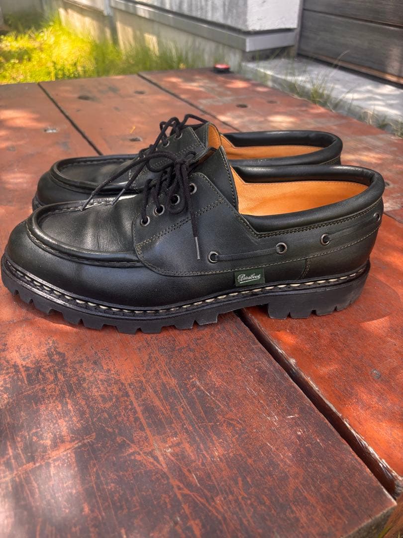 paraboot chimey noire lis vert サイズ8