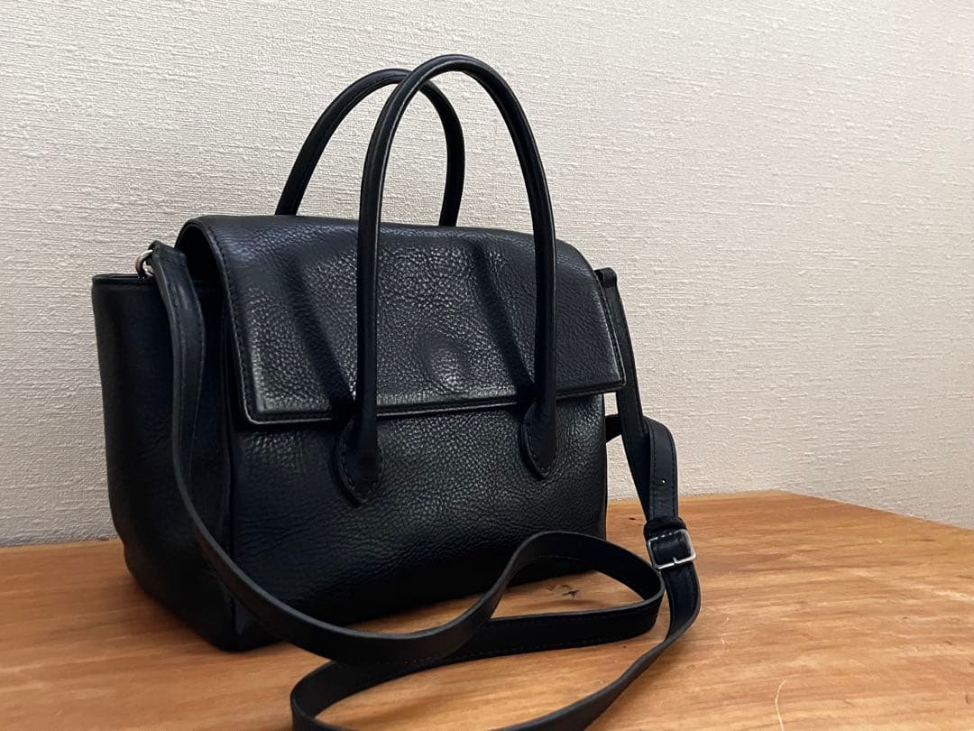 アーツアンドサイエンス Stitch flap bag mini ブラック