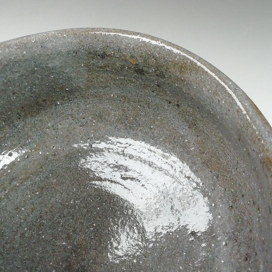 Ｔ２９７　茶碗　『鼡志野茶碗』『竹里庵　葵窯　加藤春二』　共箱　抹茶碗　茶道具