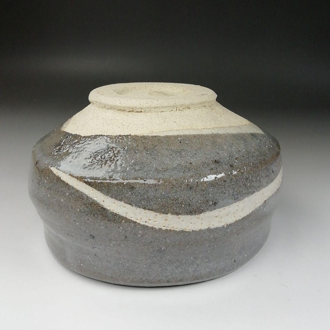 Ｔ２９７　茶碗　『鼡志野茶碗』『竹里庵　葵窯　加藤春二』　共箱　抹茶碗　茶道具