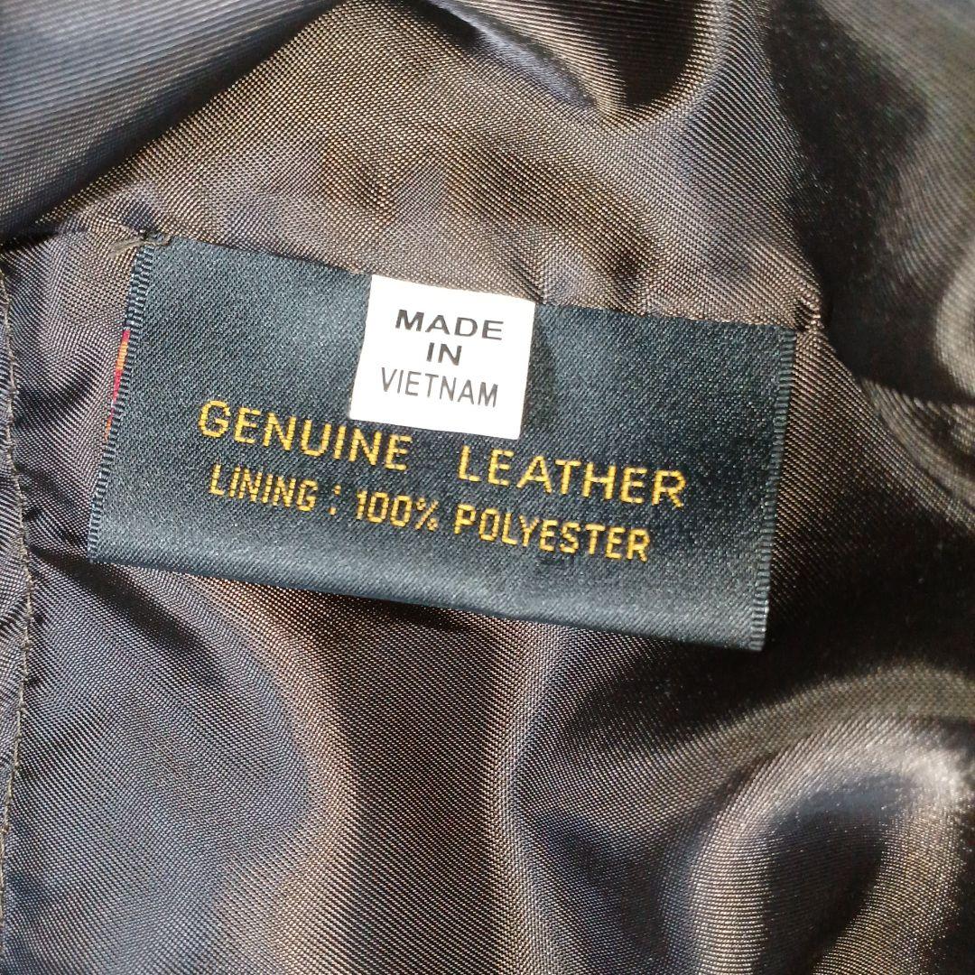 美品 MORGAN G-1NAVYエンボスジャケット 焦茶　L