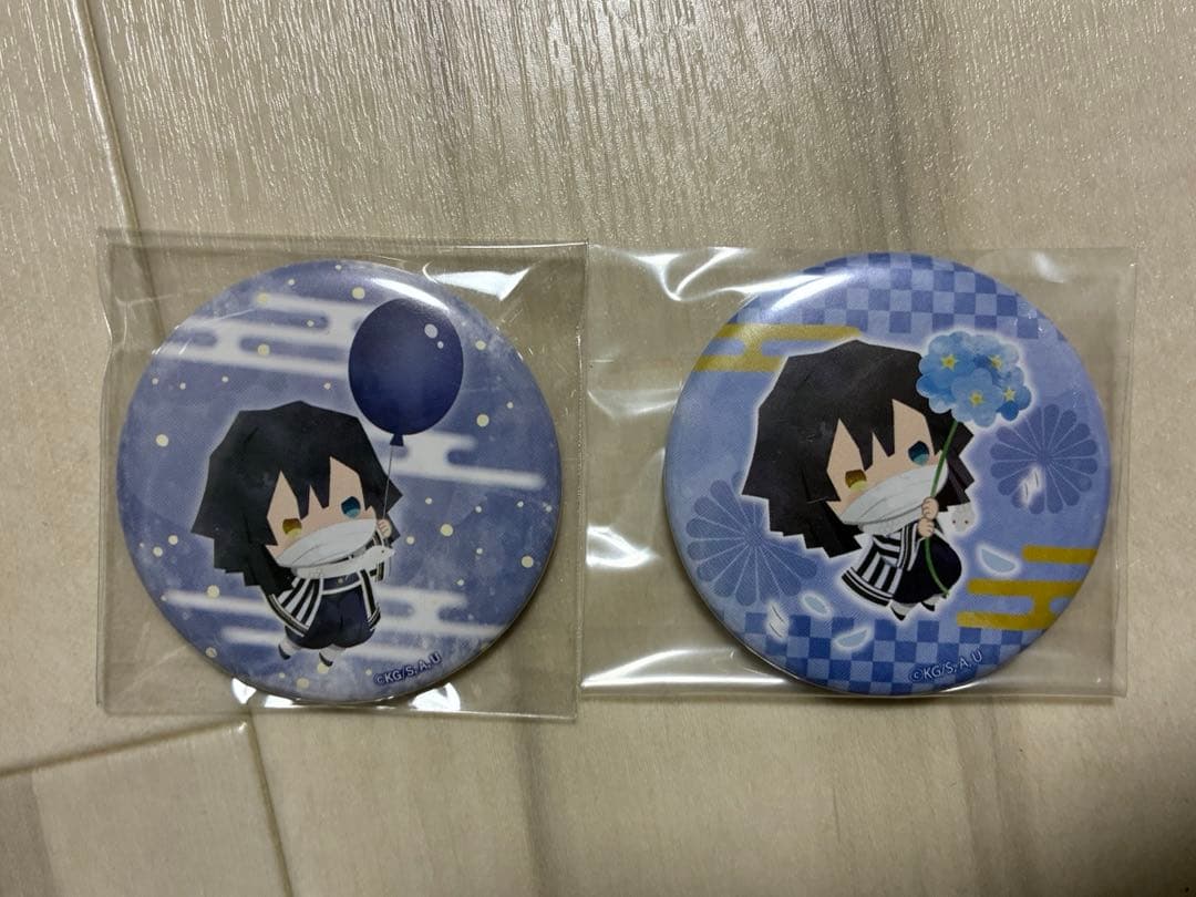 鬼滅の刃 蛇柱 伊黒小芭内 おばない 缶バッジ 缶バッチ バースデー でふぉめ